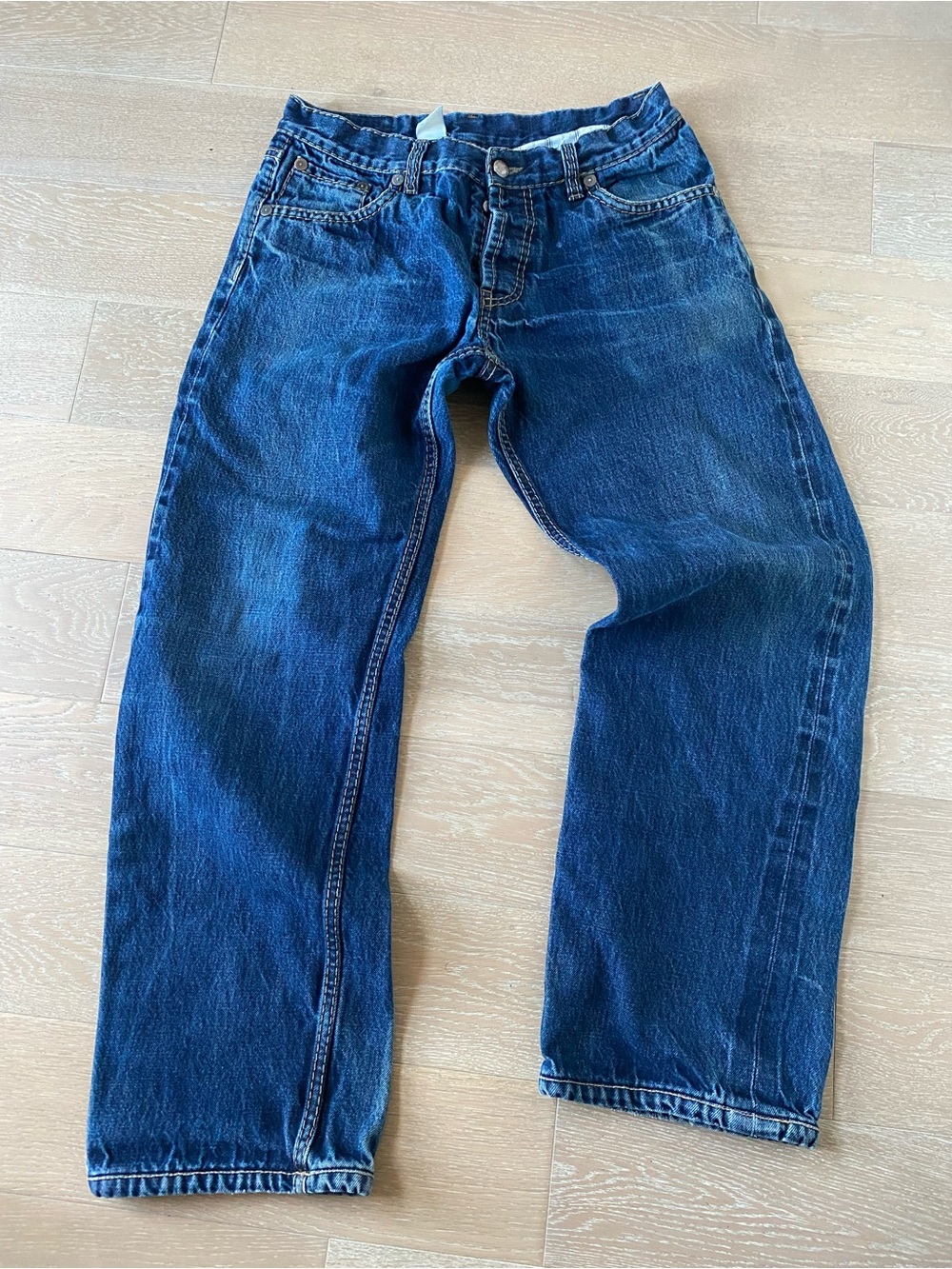 RARE! Viktor & Rolf monsieur blue straight leg jeans Selvedge euro 48 us 30